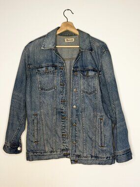 Oversized Style Madewell Jean Jacket
